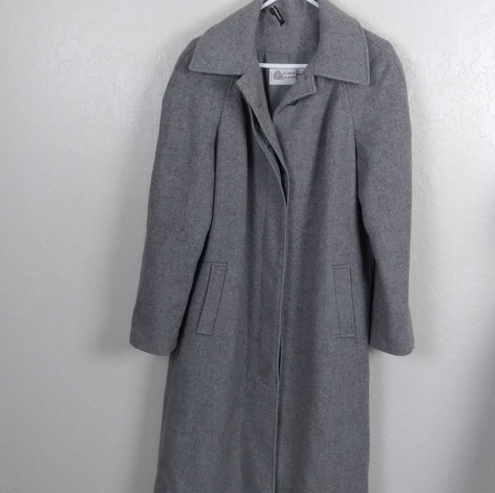 Saxton Hall vintage Streetwear wool coat 14